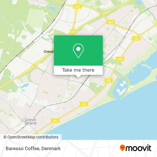 Baresso Coffee map