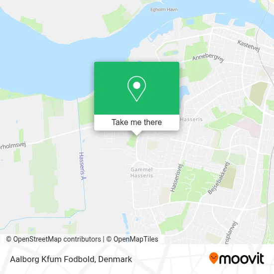Aalborg Kfum Fodbold map