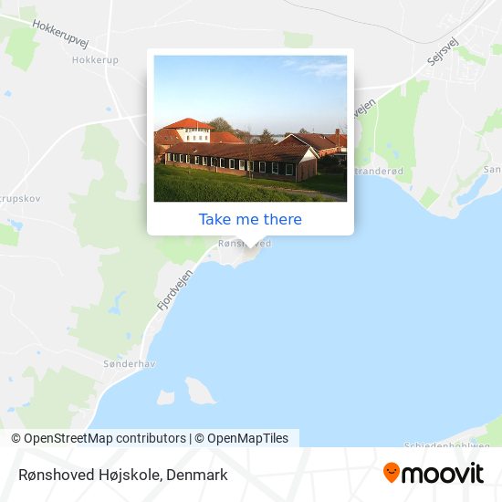 Rønshoved Højskole map