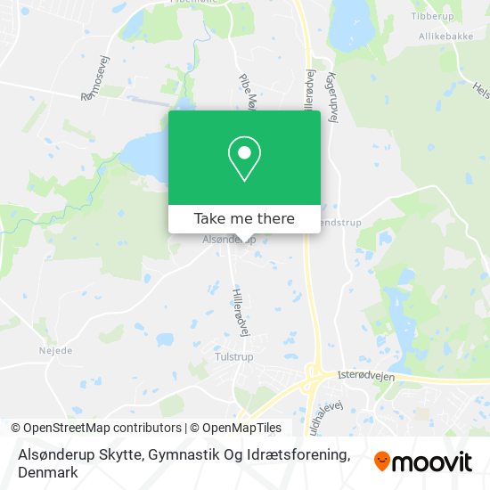 Alsønderup Skytte, Gymnastik Og Idrætsforening map