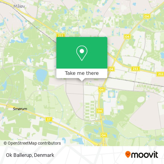 Ok Ballerup map