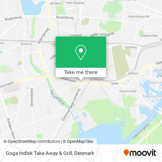 Goga Indisk Take Away & Grill map