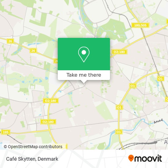 Café Skytten map