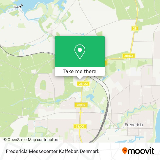 Fredericia Messecenter Kaffebar map