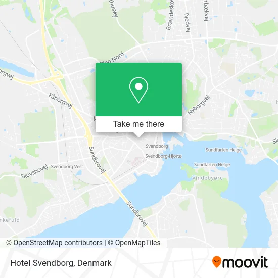 Hotel Svendborg map
