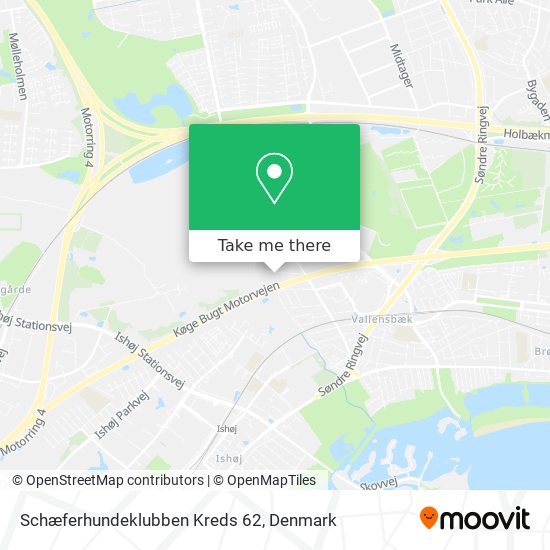 Schæferhundeklubben Kreds 62 map