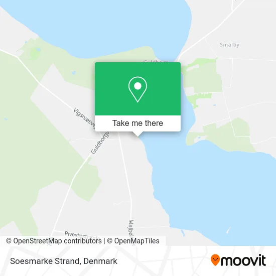 Soesmarke Strand map