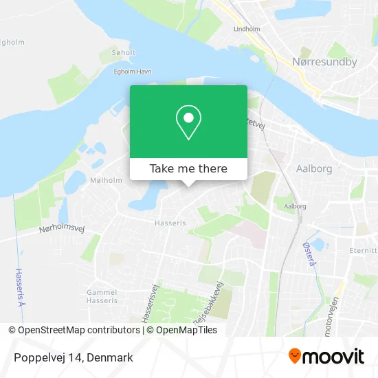 Poppelvej 14 map