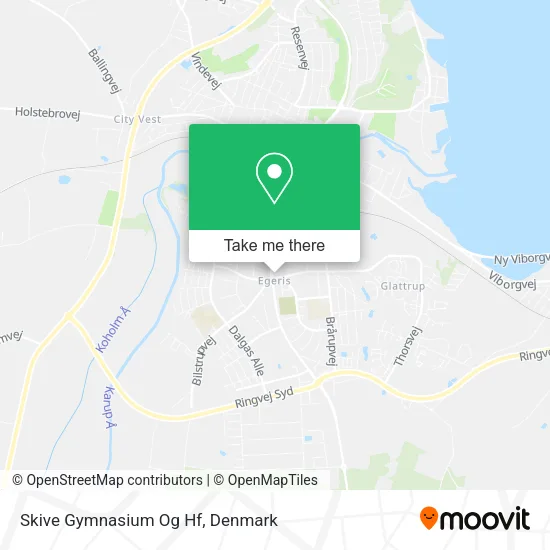 Skive Gymnasium Og Hf map
