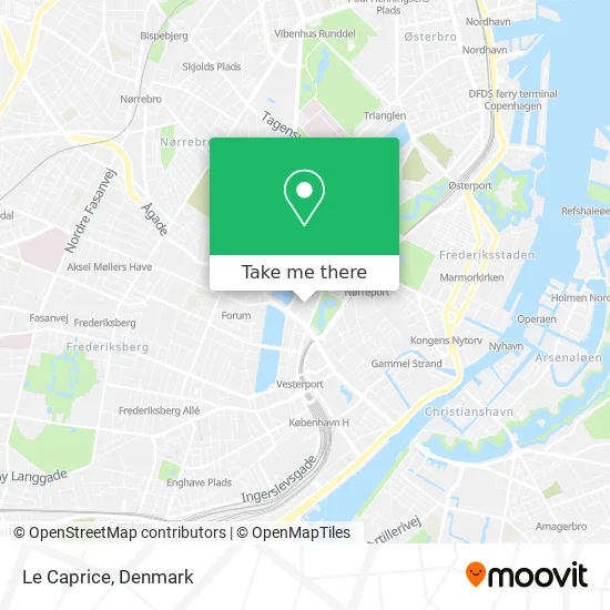 Le Caprice map