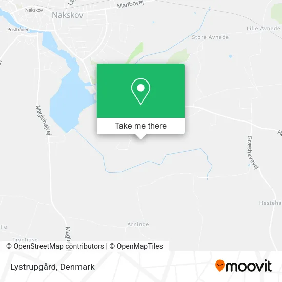 Lystrupgård map