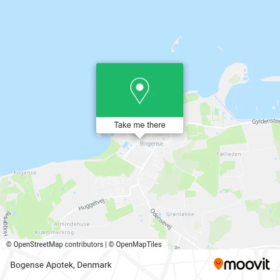 Bogense Apotek map