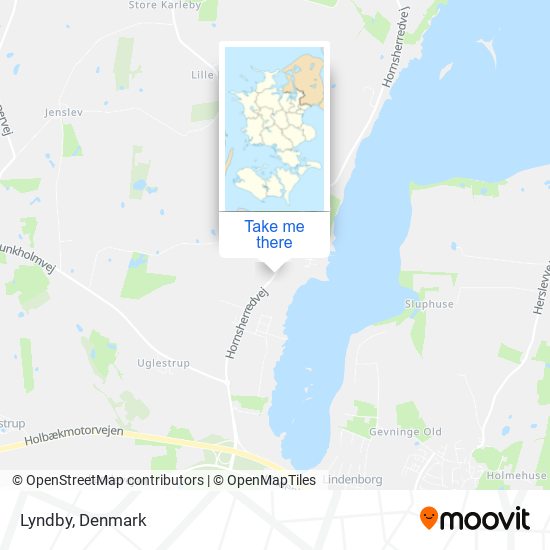 Lyndby map