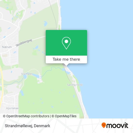 Strandmøllevej map