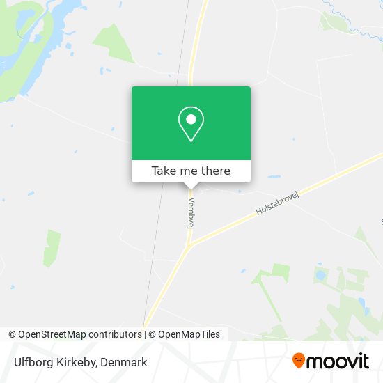 Ulfborg Kirkeby map