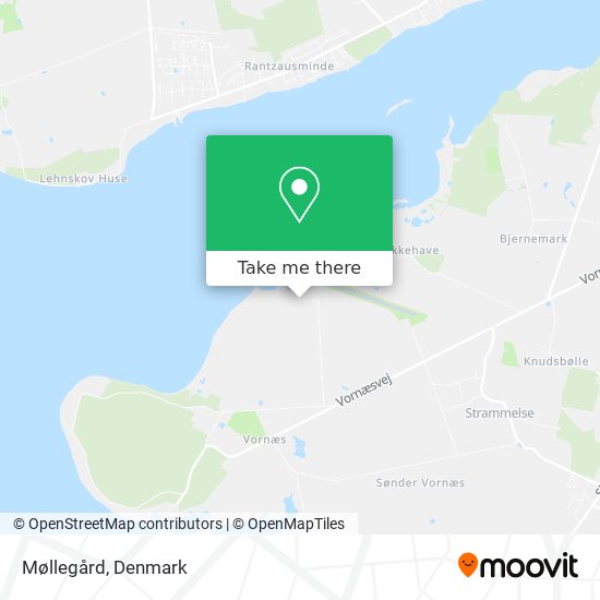 Møllegård map