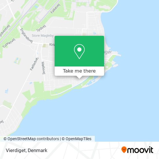 Vierdiget map