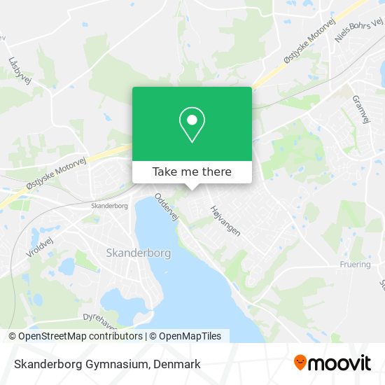 Skanderborg Gymnasium map
