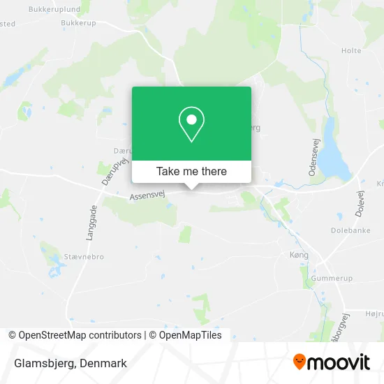 Glamsbjerg map