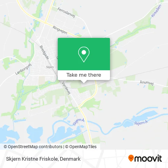 Skjern Kristne Friskole map