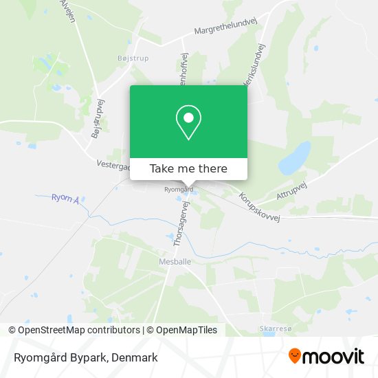 Ryomgård Bypark map