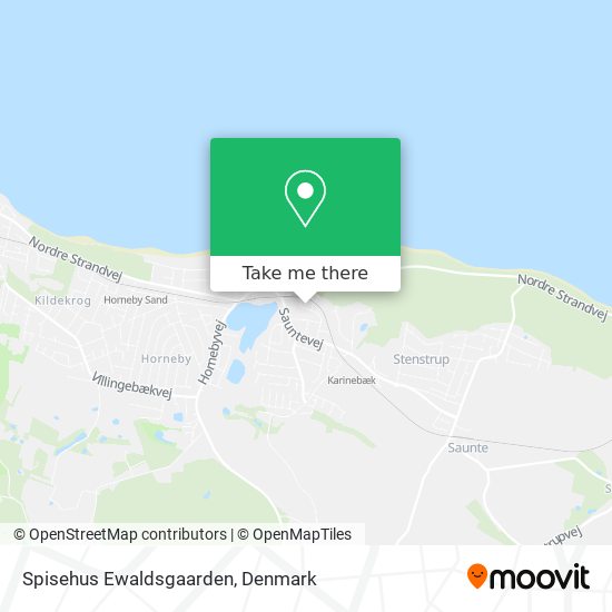 Spisehus Ewaldsgaarden map