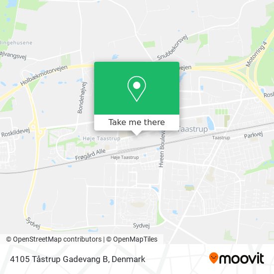 4105 Tåstrup Gadevang B map