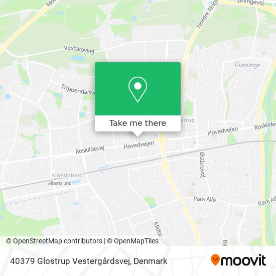 40379 Glostrup Vestergårdsvej map