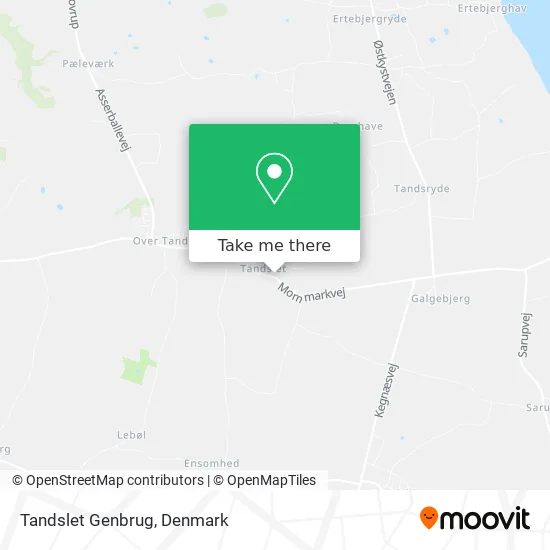 Tandslet Genbrug map