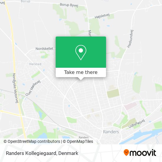 Randers Kollegiegaard map