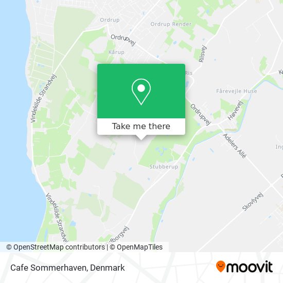 Cafe Sommerhaven map