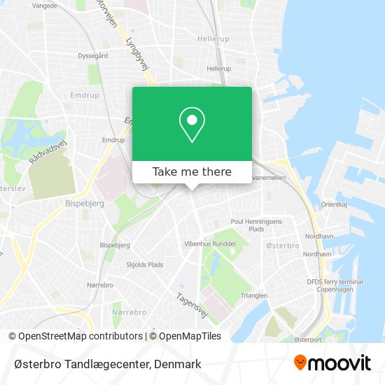 Østerbro Tandlægecenter map