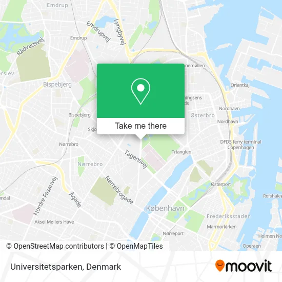 Universitetsparken map