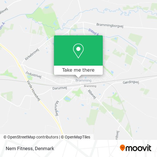 Nem Fitness map