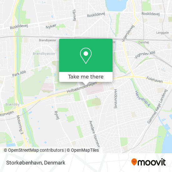 Storkøbenhavn map