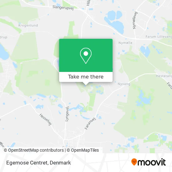 Egemose Centret map