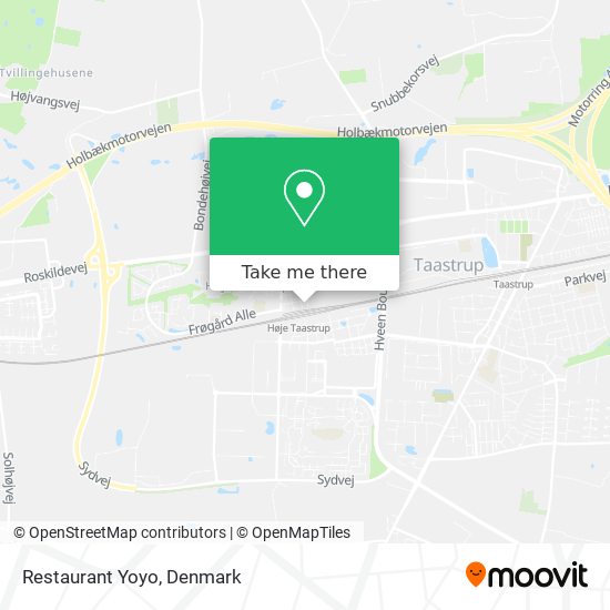 Restaurant Yoyo map