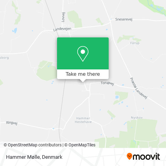 Hammer Mølle map