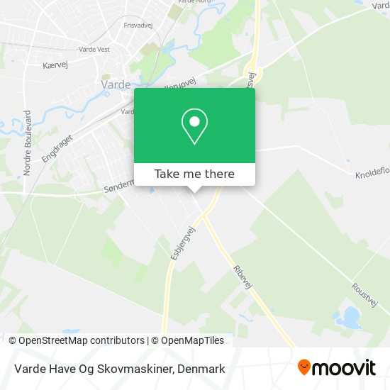 Varde Have Og Skovmaskiner map