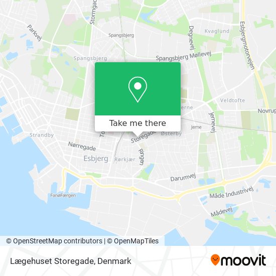 Lægehuset Storegade map