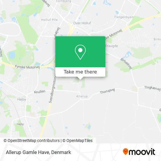 Allerup Gamle Have map
