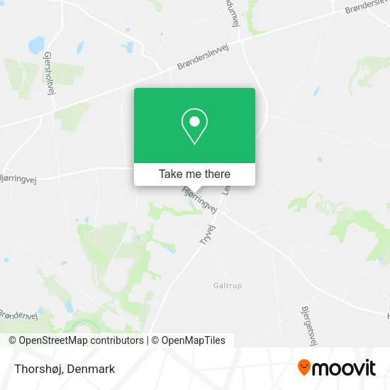 Thorshøj map