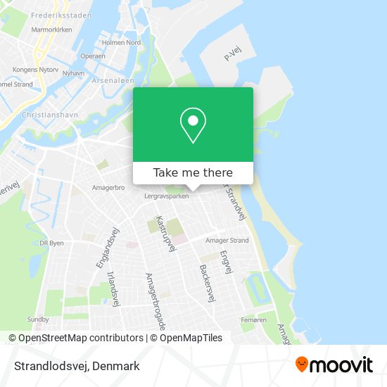 Strandlodsvej map