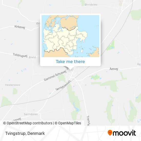 Tvingstrup map