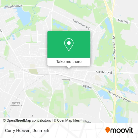 Curry Heaven map