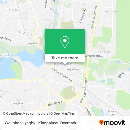 Wokshop Lyngby - Kinopalæet map