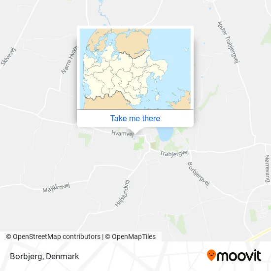 Borbjerg map