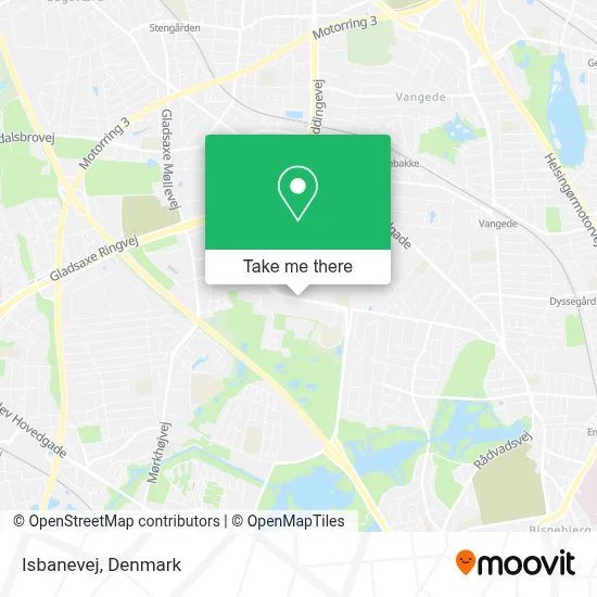 Isbanevej map