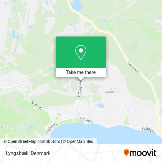 Lyngsbæk map