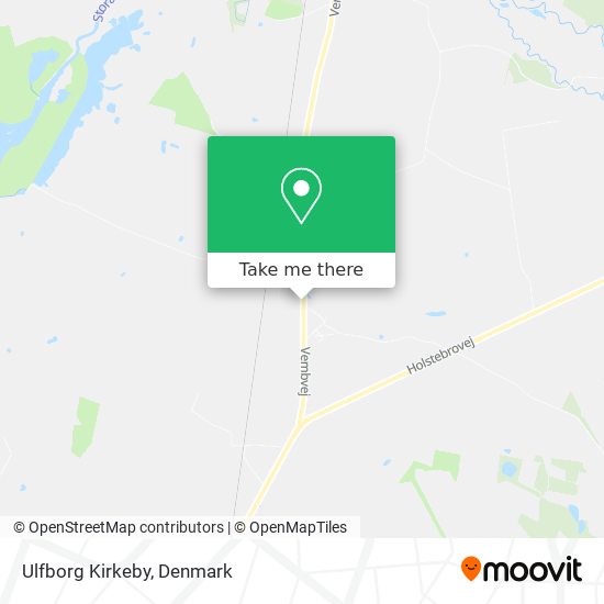 Ulfborg Kirkeby map